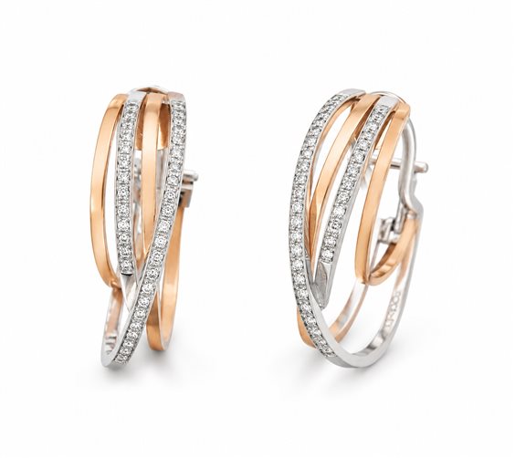 Pendientes Bertani & Co. Mujer in Oro blanco 0.42 Ct B5674 - B5674